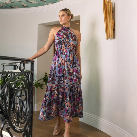 CLEOBELLA IMAN ANKLE DRESS | WATERLILY - WORN ONCE - Picture 3 of 3